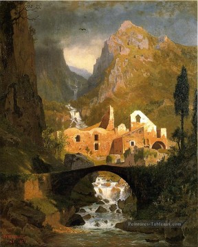  Stanley Galerie - Valle dei Molini Amalfi paysage lumineux William Stanley Haseltine